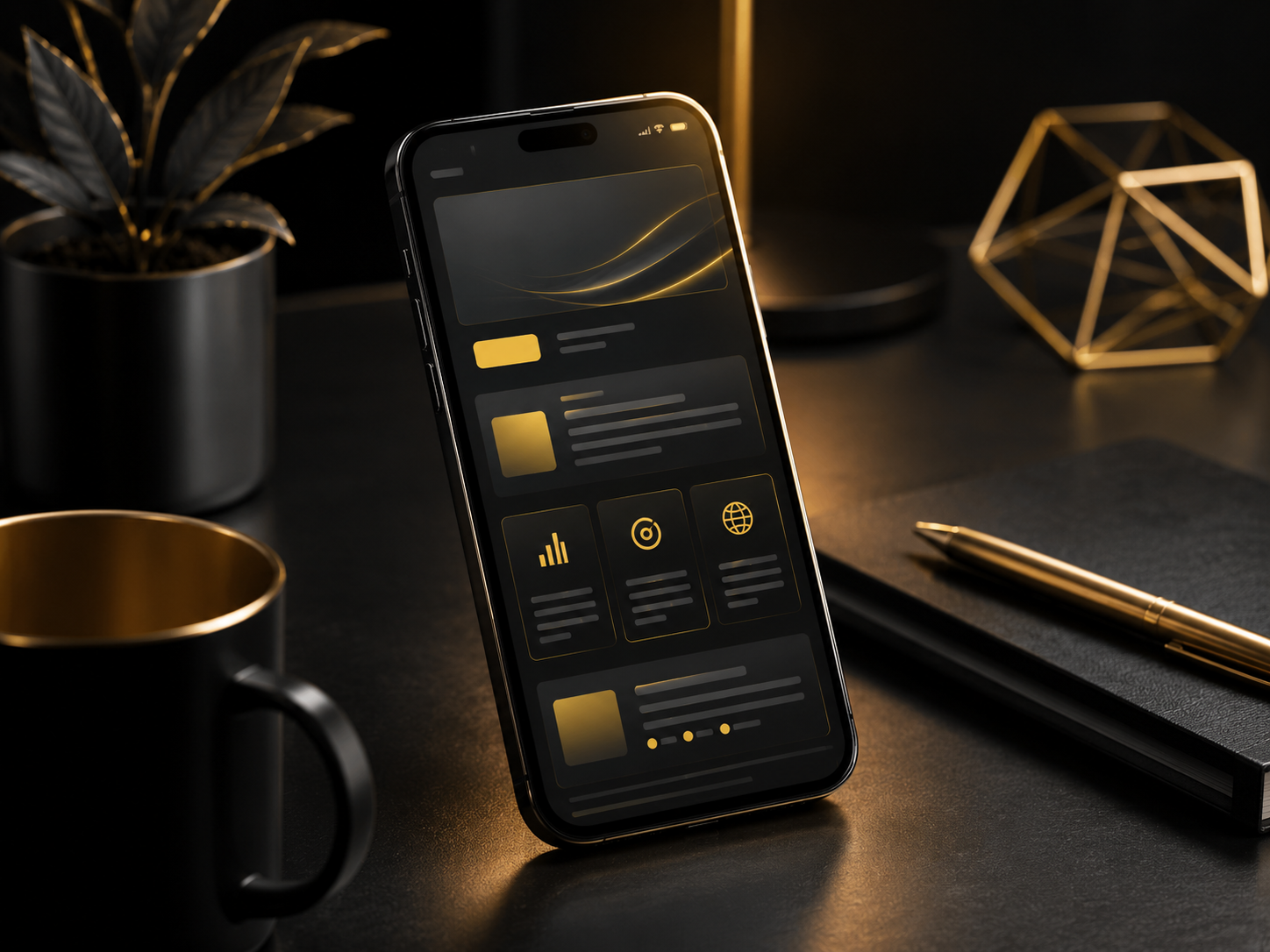 Giao diện website doanh nghiệp trên điện thoại